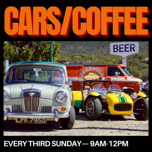 Garage 79 Cars and Coffee flyer